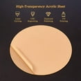 thumbnail image 3 of 12 Inch Clear Acrylic Sheet Round Circle Dis Acrylic Sheet, 3 of 9
