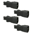 thumbnail image 1 of IE IE Socket Adapter,4Pcs IEC320 C14 to IE IE Power Converter IE IE Power Connector Unrivaled Performance, 1 of 14