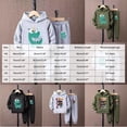 thumbnail image 3 of mgoYE Toddler Baby Boy Fall Winter Outfit Contrast Color Long Sleeve Sweatshirts Stretch Jogger Pants Newborn Clothes Set, 3 of 6