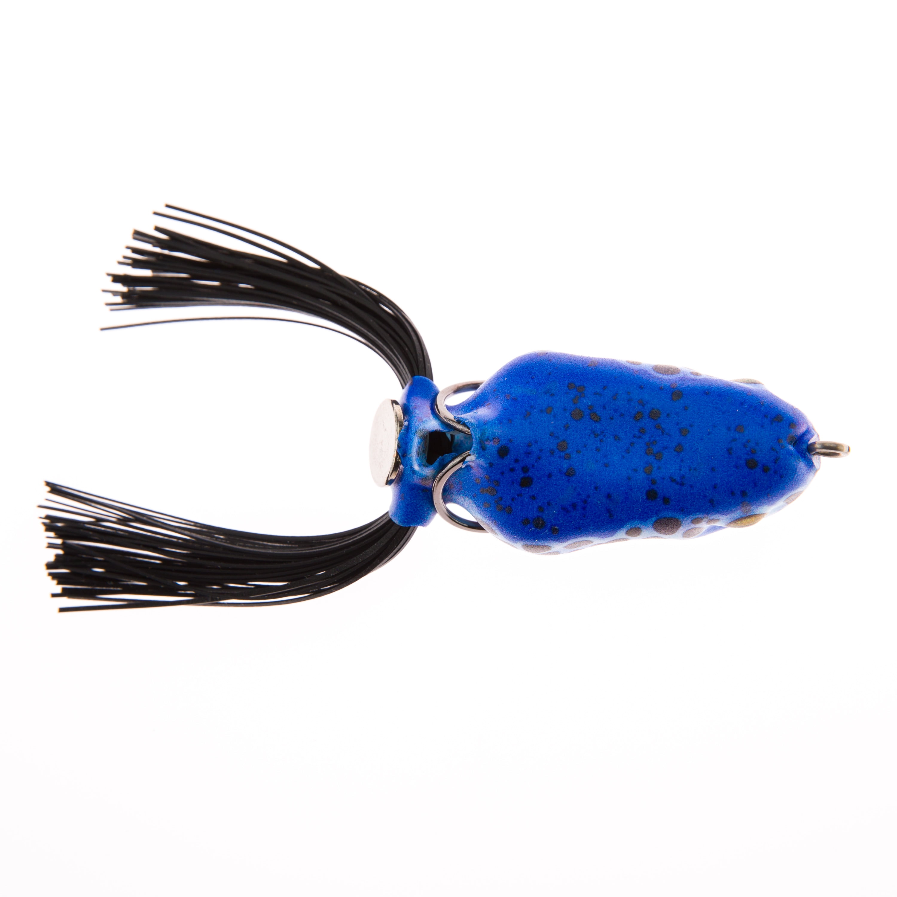 Scum Frog 1/2 oz Painted Trophy Series, Blue Poison, Top Water Hollow Body  Frog Lure 