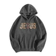 thumbnail image 3 of Hoodies for Women Jesus Hoodies Graphic Hoodie Oversized Pullover Sweatshirt Fall Sweatshirts Daily Wear, 3 of 3