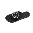 thumbnail image 2 of Wowcloth Women's Fashion Casual Flat Slides – Soft Solid Color Summer Style for Everyday Outdoor Wear,Plus Size, 2 of 6