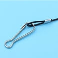 thumbnail image 4 of 10pcs Practical Wire Rope Hook Durable Hanging Kit Rope LED Light Hanger Rope for Plant Grow Light (1mm Thick 300mm Long), 4 of 6