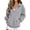 AK11-Gray, variant on Lumtrix Womens Oversized Sweatshirts V Neck Henley Turtle Neck Long Sleeve Button Fleece Pullover, Casual Teen Girls Y2K , Fall Winter Fashion White XL