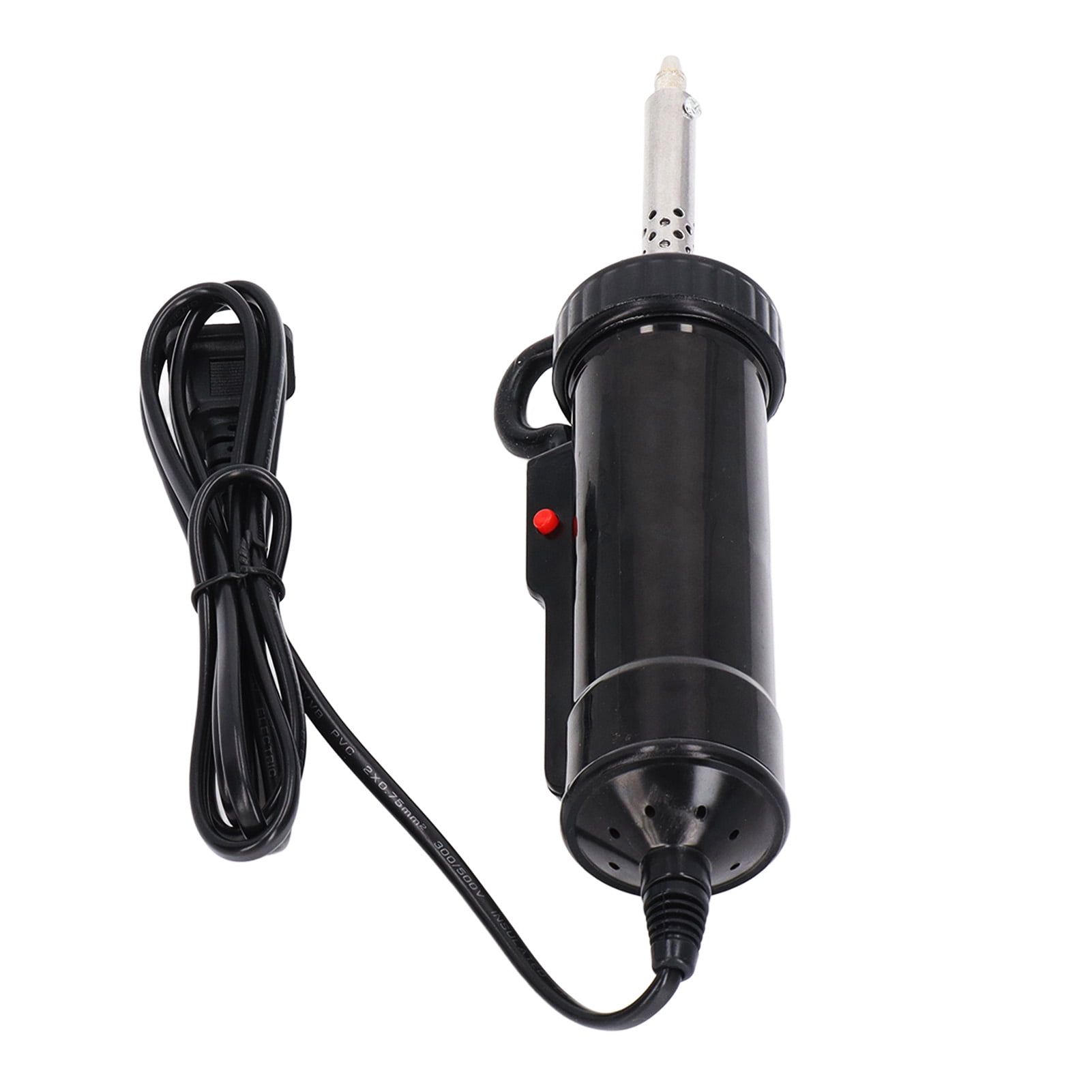Riousery Automatic Solder Sucker 30W 110V Portable Electric Desoldering Gun Pump Electronic Soldering Iron Pen Repair and Rework Station Tool Kit with 3 Nozzles for Circuit Board Maintenance
