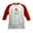 Red/White, variant on CafePress - Class Of 2027 Graduate (Lion) Kids Baseball Jersey - Kids Cotton Baseball Jersey, 3/4 Sleeve Shirt