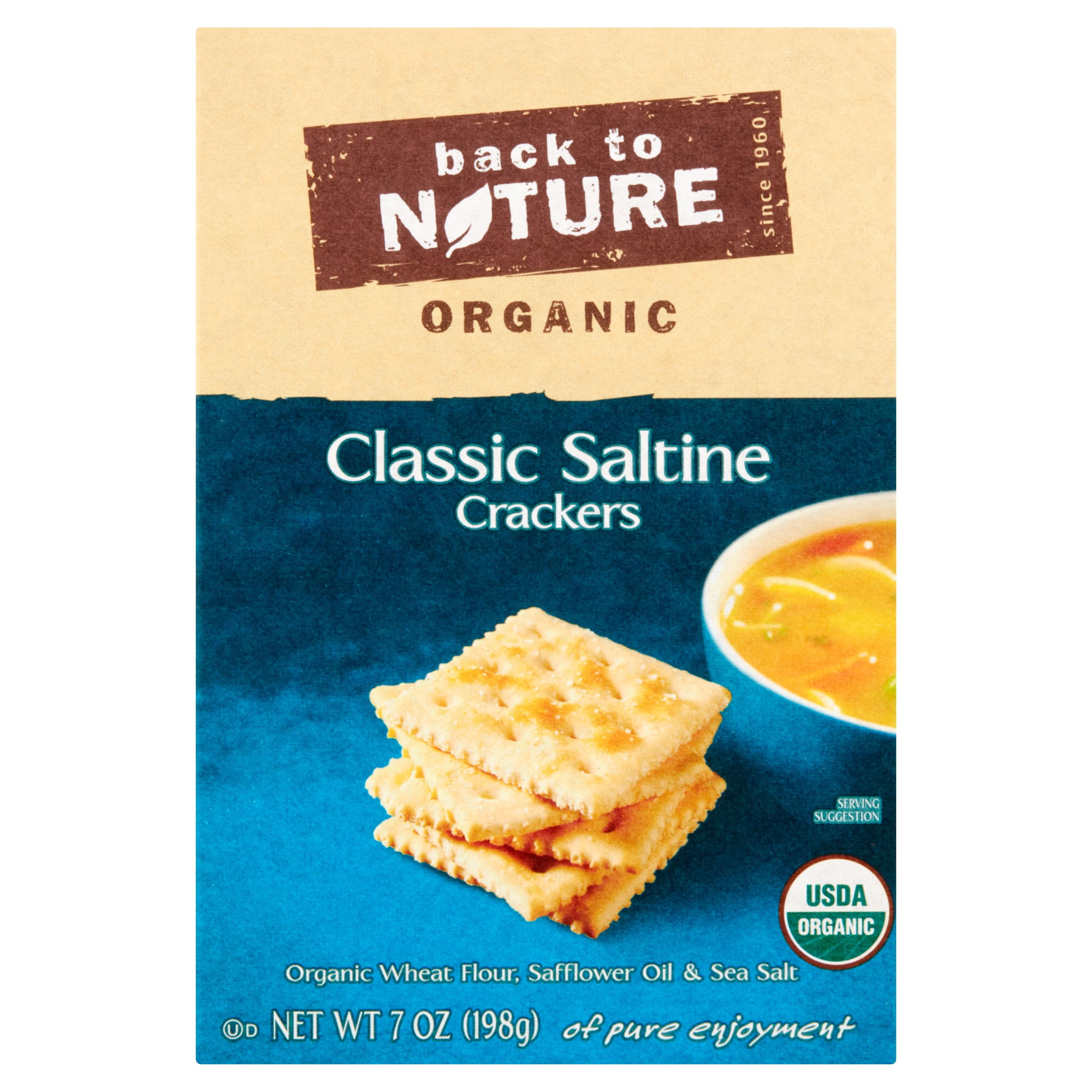Back to Nature Organic Classic Saltine Crackers, 7 oz by Back To Nature Foods Co., LLC