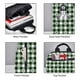 thumbnail image 3 of Balery Green White Christmas Tree Lumberjack Plaid Mochila ligera para hombre y mujer: duradera e impermeable, ideal para la escuela, el trabajo, viajes y uso diario., 3 of 7