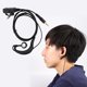thumbnail image 4 of Auricular, Tubo De Aire Flexible PTT Auricular Rotación De 360 ​​° Línea Elástica Para Walkie Talkie Inter Para Conducir, 4 of 7