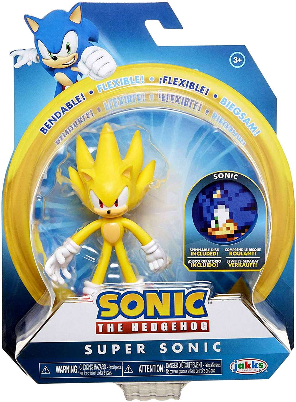 Sonic The Hedgehog Basic Super Sonic Action Figure