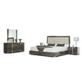 thumbnail image 2 of Modern Gray Glossy Wall Mirror, 2 of 3