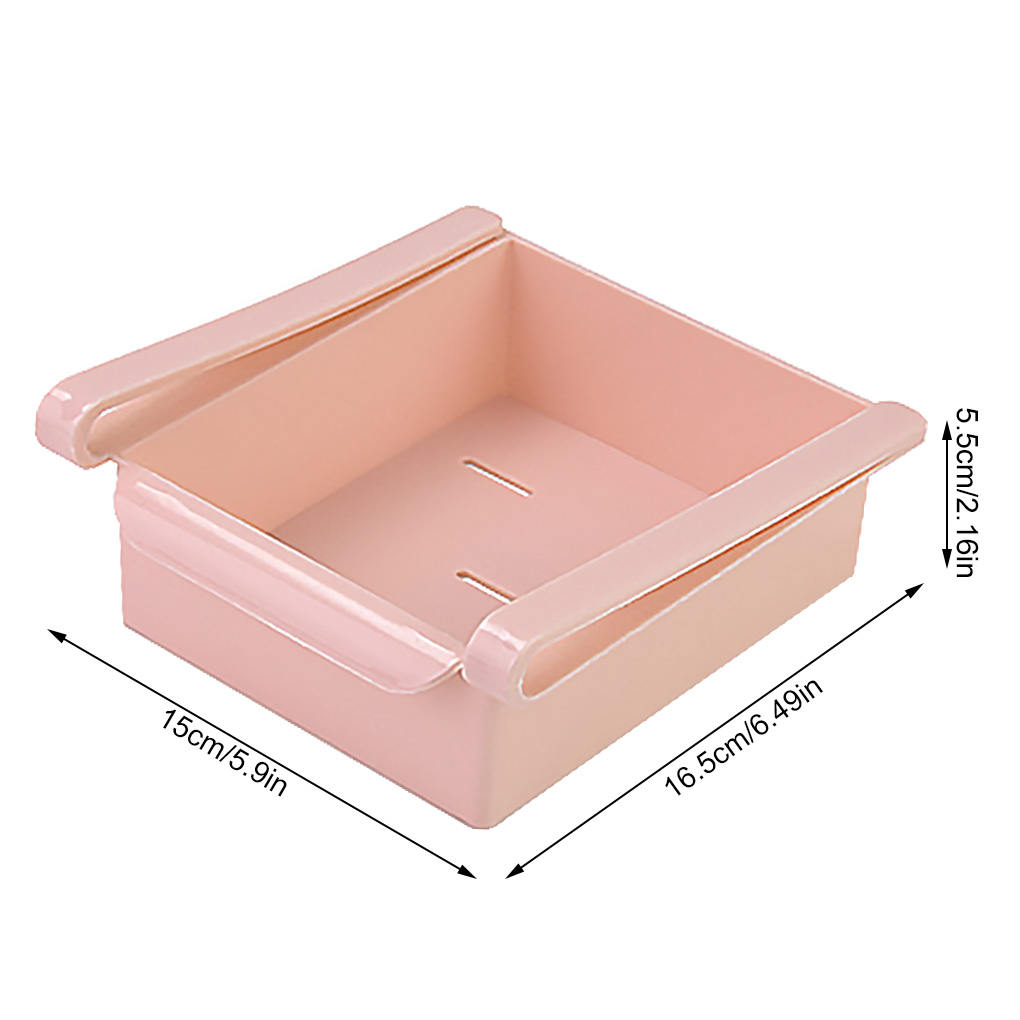 Hi.FANCY Fridge Under Shelf Storage Holder Container Home Refrigerator