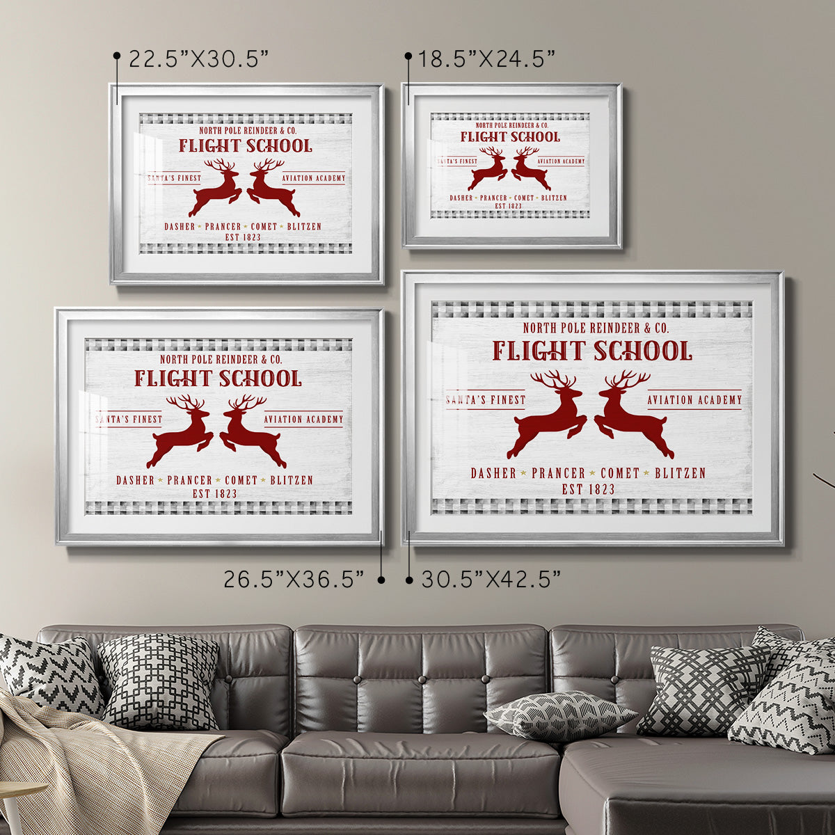 Flight School Premium Framed Print - Ready to Hang