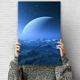 thumbnail image 2 of Idea4wall Modern Canvas Wall Art Earth Painting Canvas Prints for Home Wall Decor, 32"x48", 2 of 5