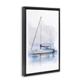 thumbnail image 3 of Stupell Industries Sea Of Cortez Sailboat Black Framed Floater Canvas Wall Art design by Andrew Talbot, 31 x 21, 3 of 9
