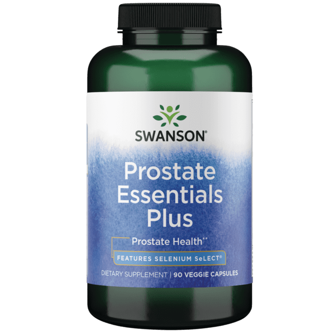 Swanson Prostate Essentials Plus - Features Selenium Select 90 Veggie Capsules