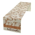 thumbnail image 1 of SIfdSeng Get it Fast Autumn Pumpkin and Maple Leaf Printed Table Runner Thanksgiving Atmosphere Tablecloth for Dining Table and Tv Cabinet Café Cover Cloth, 1 of 8