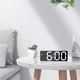 thumbnail image 5 of Relojes despertadores digitales inteligentes con pantalla LED LOHUMAI, regulables, 5 of 6