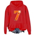 thumbnail image 2 of XPMWRP Six Seven Sweatshirt 67 Hoodie 6 7 Long Sleeve Shirt Casual Crewneck Long Sleeve Pullover Digital Graphic Fall Clothes Red S, 2 of 3