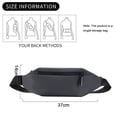 thumbnail image 2 of Fanny Pack for Men Women,Waist Bag Pack,Belt Bag for Travel Walking Running Hiking Cycling - grey, 2 of 5