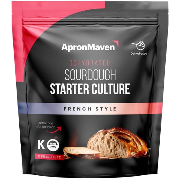 Apron Maven Dehydrated French Style Sourdough Starter Culture, 10g