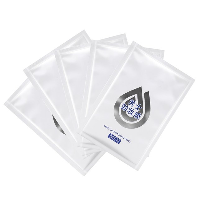Toallitas húmedas de algodón para eliminar maquillaje, toallitas faciales y ojos, tejido hidratante, 5 uds.