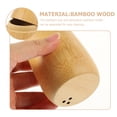 thumbnail image 4 of GOOHOCHY Dispensador de palillos de bambú para escritorio, caja para hisopos de algodón para el hogar, 4 of 8