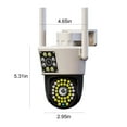 thumbnail image 3 of XWSHYW Cámara Cámara de Vigilancia Inalámbrica con Imagen En Imagen, Rotación Panorámica de 360°, Seguimiento Interior para Exterior, Intercomunicador de Voz, Visión Nocturna a Todo Color, Wifi Hd, 3 of 6