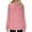 Pink(New), variant on PNTUTB Sweatshirt for Women Crewneck Long Sleeve Tops Casual Solid Color Loose Hoodless Pullover Clothes