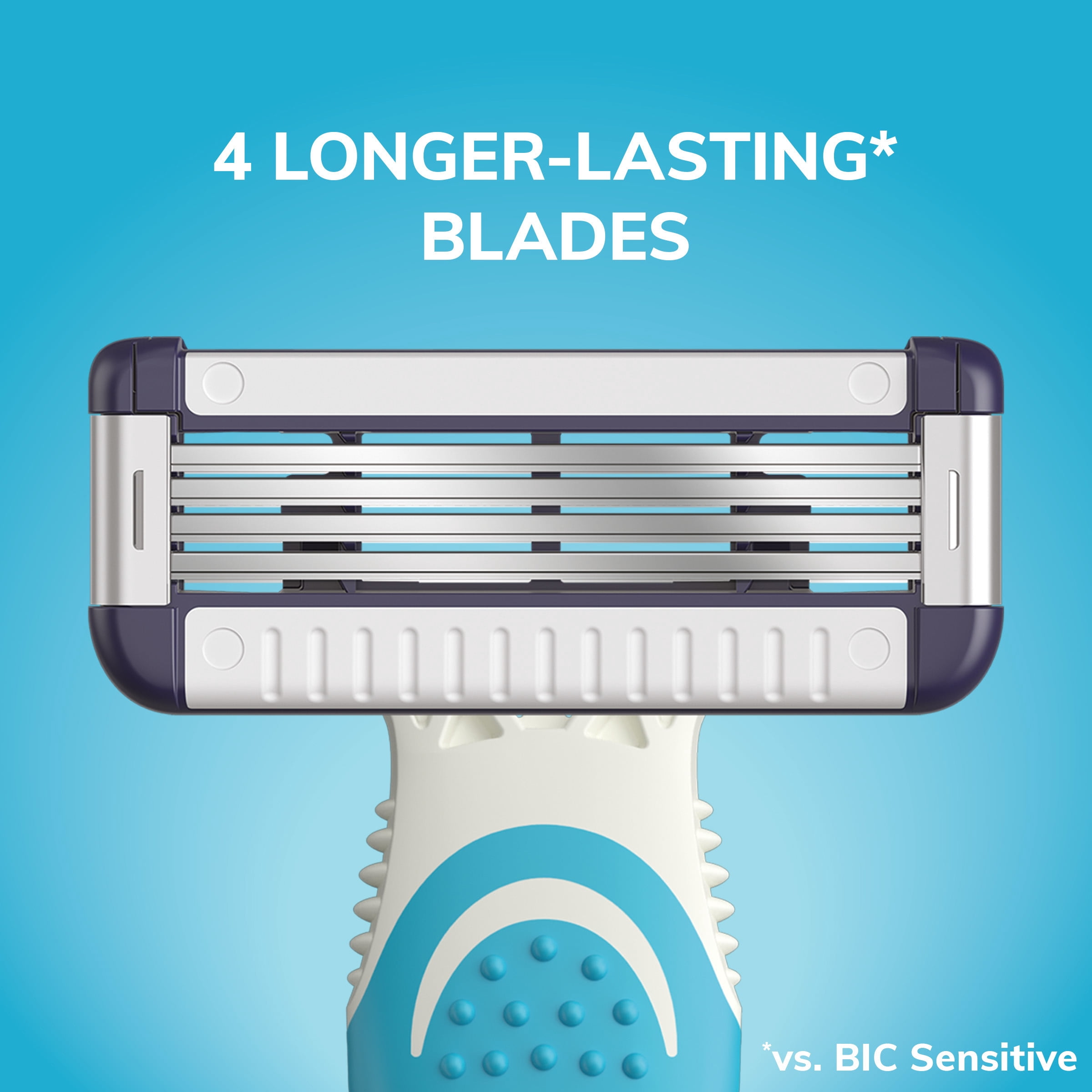 BIC Easy Rinse Sensitive Men's Manual Shaving Razors 6 Pack