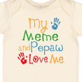thumbnail image 4 of Inktastic Meme and Pepaw Love Me Boys or Girls Baby Bodysuit, 4 of 5