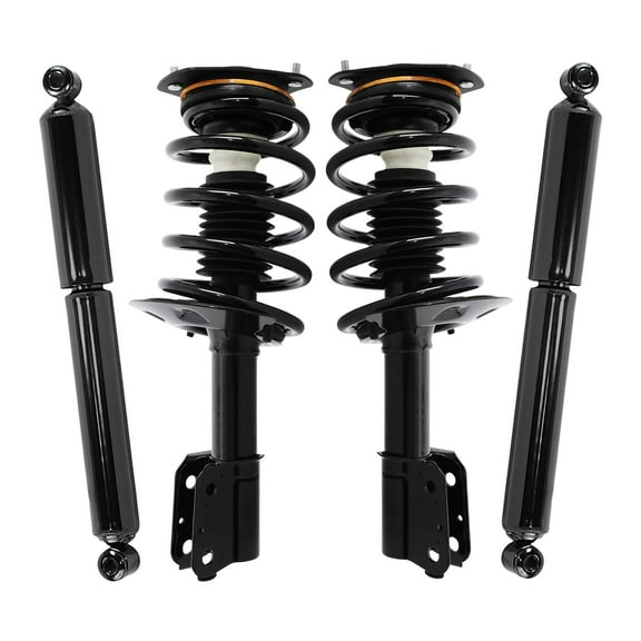 AutoShack Front Complete Strut & Coil Spring   Shock Absorber Replacement for 2001-2005 Pontiac Aztek 4-PC Kit