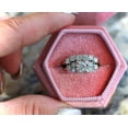 thumbnail image 6 of Silver & Stone Jewels Wedding Women Bridal Ring Set Round Cut Cubic Zirconia 14K White Gold Finish Silver, 6 of 6