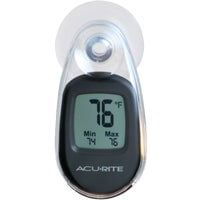 1PC Acu-Rite Suction-Cup Window Indoor & Outdoor Thermometer
