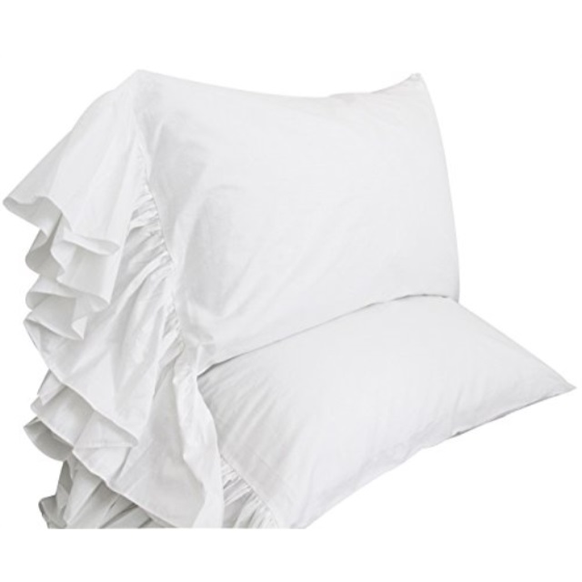 Queens House 4-Piece French Country Green Bed Sheet Sets Cotton Queen Size-Style K