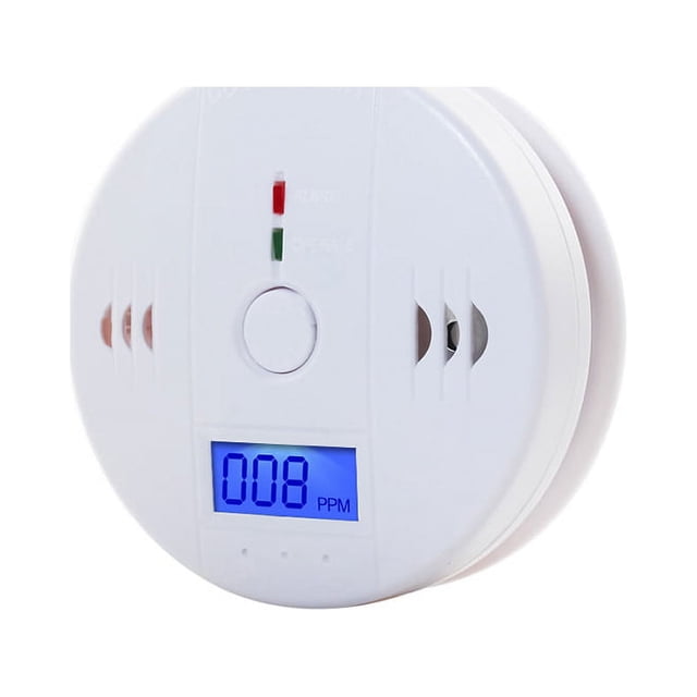 Detector de humo y monóxido de carbono, alimentado por batería, alarma combinada de humo y CO, alerta de voz
