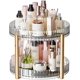 thumbnail image 1 of Rotating Perfume Organizer,Acrylic Makeup Organizer Tray Rotating Stand,Bathroom Storage Skin Care Organizer Cosmetic Storage (2 Tier Transparent), 1 of 4