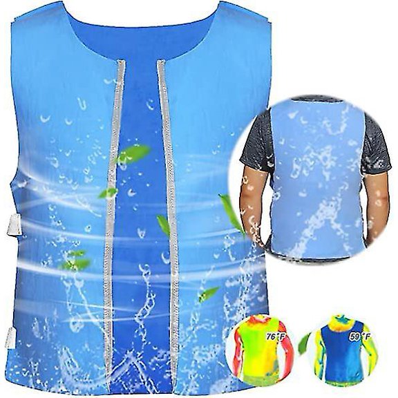 Cooling Ice Vest For Men Women Cool Water Activated Evaporative Cold Vest