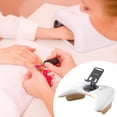 thumbnail image 4 of Manicure Arm Rest Nail Art Pillow Phone Holder U Shaped Microfiber PU Leather Cushion for Salon Tech Home Use, 4 of 6