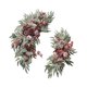 thumbnail image 5 of 2 guirnaldas de flores artificiales para boda, arco de hojas , peonías falsas, flores de seda para, 5 of 9