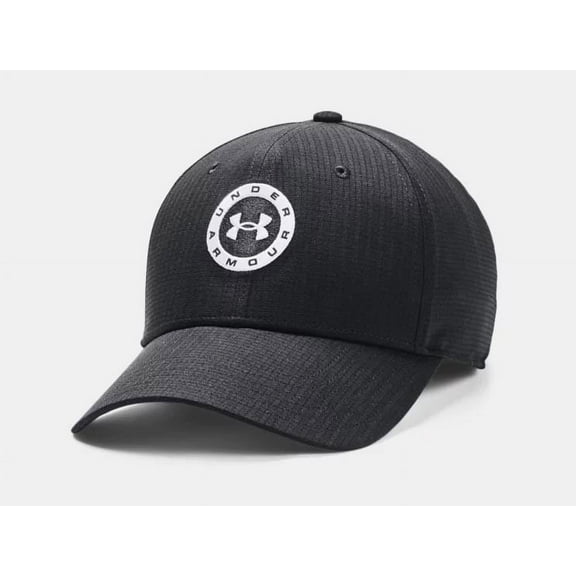 Under Armour Men's UA Jordan Spieth Tour Adjustable Hat 1361544-003 Black/White OSFM