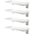 thumbnail image 2 of Slatwall Shelves Inch  Slatwall Accessories for Retail  Garage  Home Storage  Heavy Duty Slat Wall Hanging Shelf, 2 of 2