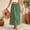 Green, variant on Women's Boho Ditsy Floral Button Front Maxi Skirt High Waisted Side Slit Summer Skirt for Vacation Daily Wear