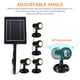 thumbnail image 5 of Bsv-Sl204 Luz Solar Para Estanque Con Batería Led Foco De Paisaje Ángulo Ajustable Blanco Cálido Luz De Fuente Subacuática Para Acuario De Pecera Vogacara HA016438-00, 5 of 7