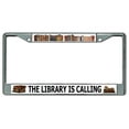 thumbnail image 1 of La Bibliothèque Appelle Chrome Cadre de Plaque d'Immatriculation, 1 of 1