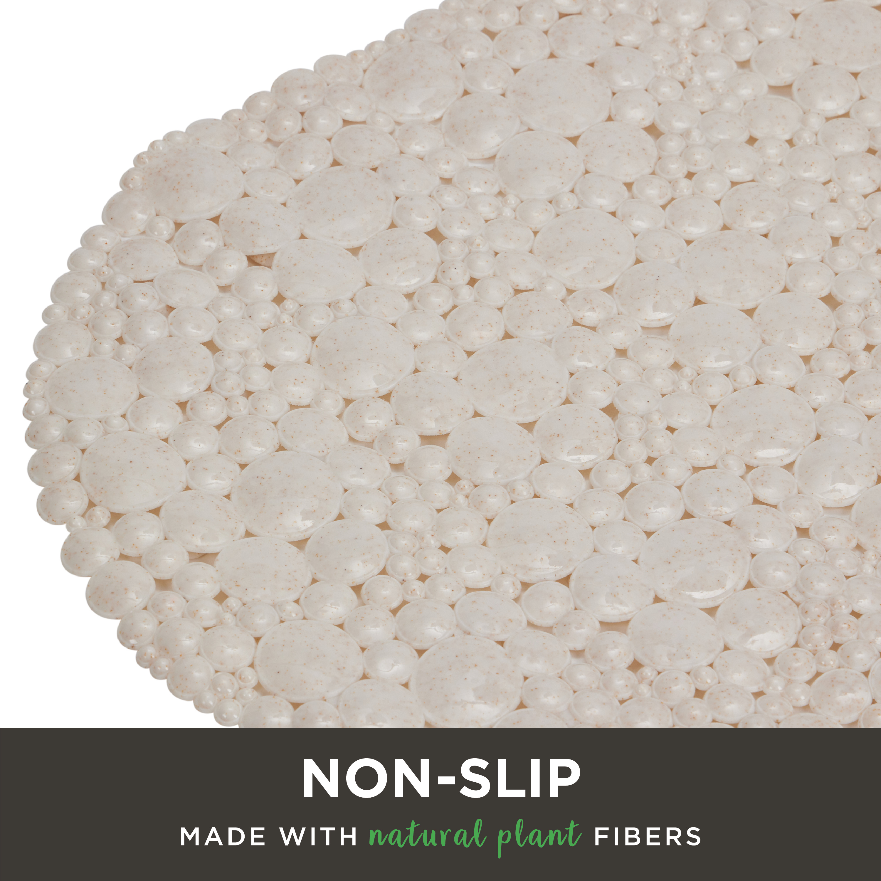 Bath Bliss Plant Based Fibers Bathmat in Ivory
