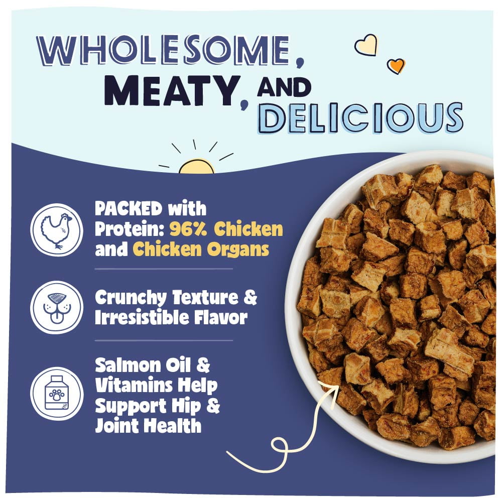 (8 pack) Pawstruck Premium Air Dried Dog Food with 96% Meat, Chicken Flavor, 2 lb. Bag