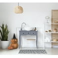 thumbnail image 3 of 24" 36" Simply Daisy Leopard Pattern Modern & Contemporary Chenille Area Rug, Dark Grey, 3 of 4