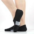 thumbnail image 5 of 12 Pairs No Show Socks Womens Cushioned Low Cut Athletic Hidden Liner for Sneakers Ankle Invisible Running Socks(Black), 5 of 5