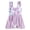 Purple, variant on Langwyqu Summer Girls Fish Scale Print One Piece Swimsuit Flare Ruffle Bathsuit